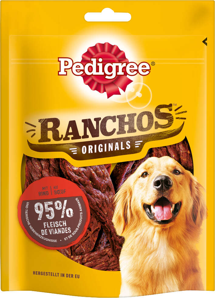 Pedigree Hundeleckerlis  Ranchos mit Rind 70G